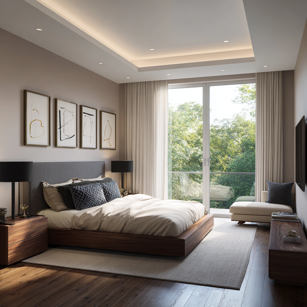 Luxury spa treatment room